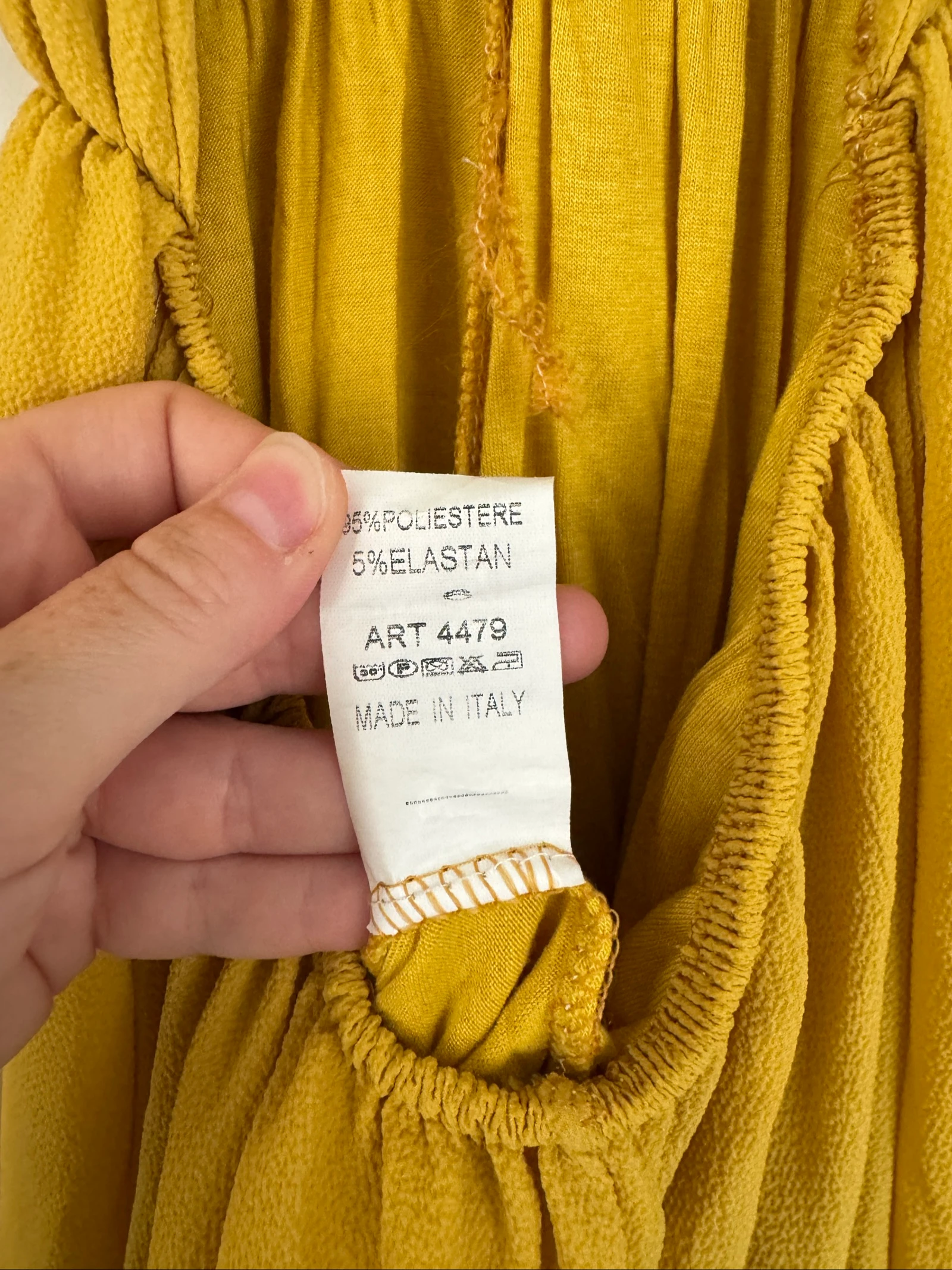 Combi short amarelo mostarda Made in Italy - Tamanho único S/M/L - Fluida e elegante – photo 6